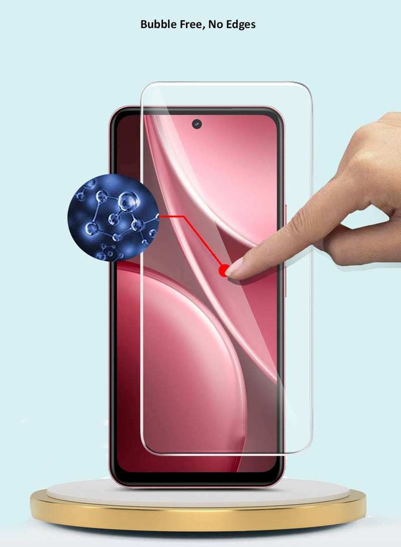 GMAX vivo Y31 / vivo Y31 Pro 5G 2025 GMAX Premium Series Curved Edges 9H 2.5D Tempered Glass Screen Protector - Clear - Image 5